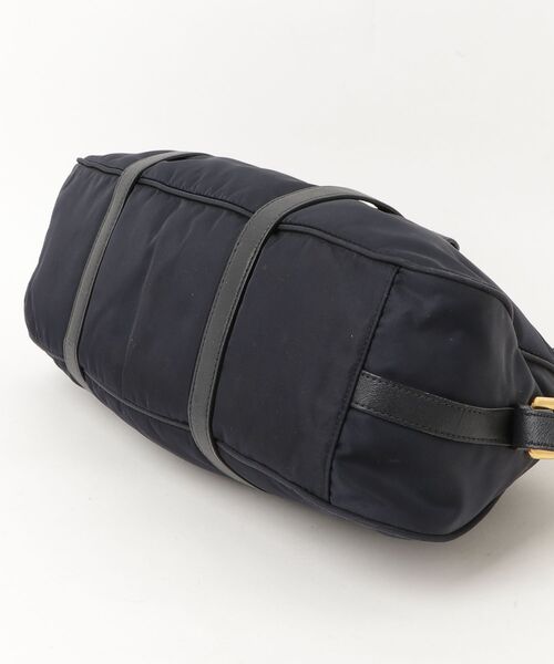 PRADA（プラダ） ナイロン レザー 2WAYバッグ - ネイビー レディース