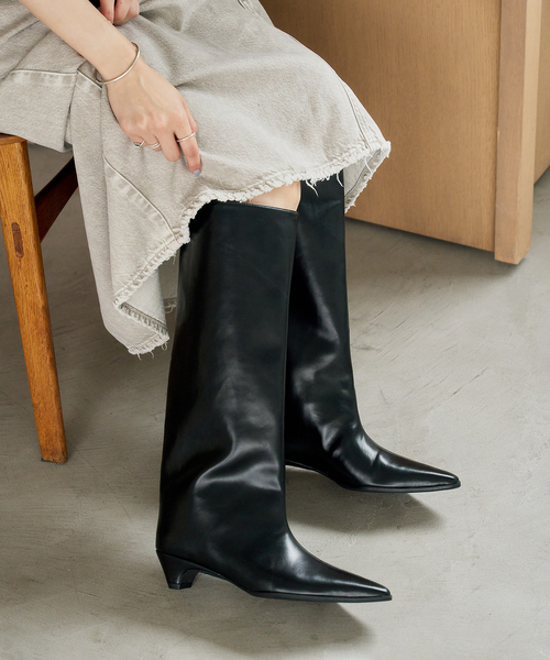 LE TALON（ル タロン） ロング ブーツ 「追加」4cmワイドシャフト