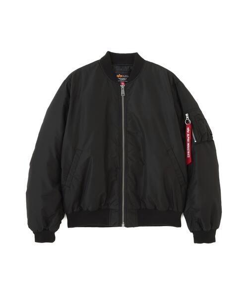 ALPHA INDUSTRIES アルファ インダストリーズ　MA-1 ブラック Alpha Industries（アルファ・インダストリーズ） ma1 ma-1 Alpha