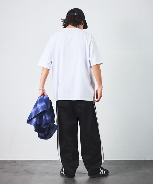 「FREAK'S STORE」 チノパンツ LARGE チャコールグレー メンズ_画像5