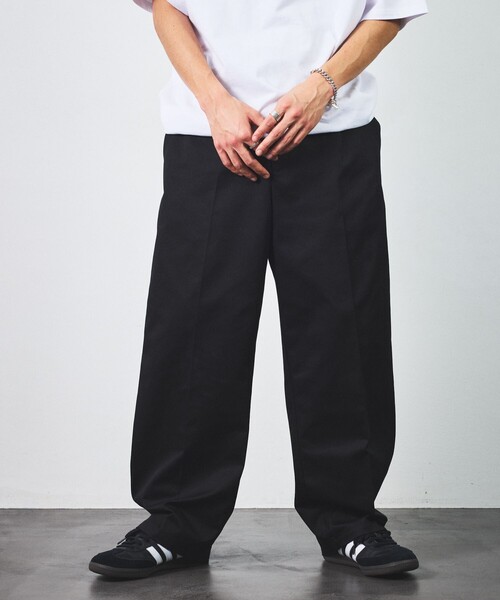 「FREAK'S STORE」 チノパンツ LARGE チャコールグレー メンズ_画像6