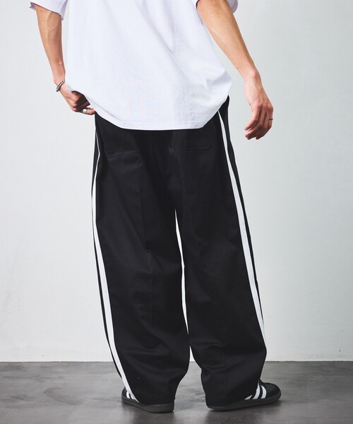 「FREAK'S STORE」 チノパンツ LARGE チャコールグレー メンズ_画像8