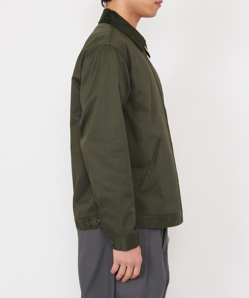 M*j様 Dickies ツイル アイゼンハワージャケット オリーブ Dickies（ディッキーズ） コート ジャケット TCツイル アイゼンハワー