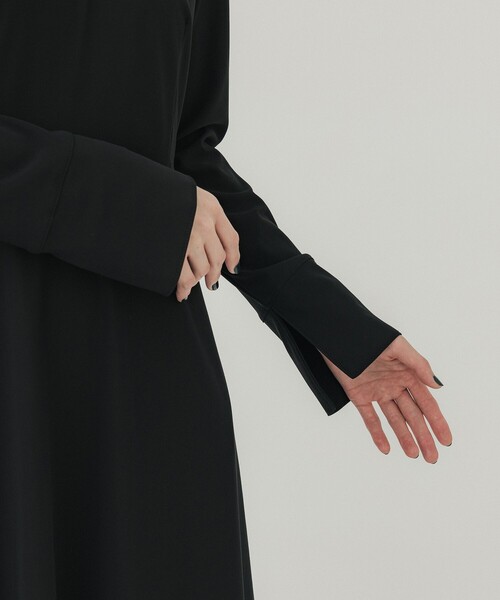 「LOKITHO」 長袖ワンピース 1 ブルー レディース_画像8