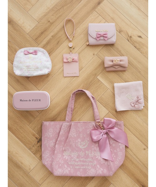 「Maison de FLEUR」 ハンドバッグ FREE ブラック レディース_画像5