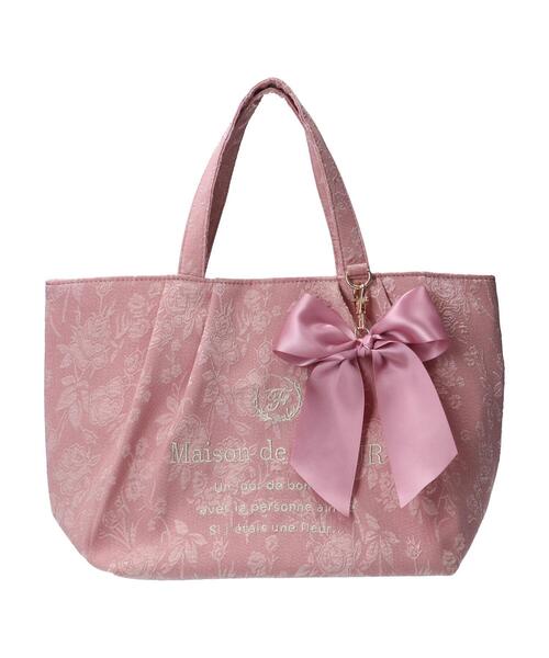 「Maison de FLEUR」 ハンドバッグ FREE ブラック レディース_画像7