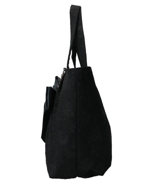 「Maison de FLEUR」 ハンドバッグ FREE ブラック レディース_画像9