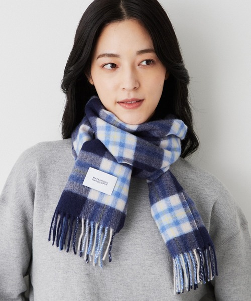 CHONO ハッピープリンスキルト Winter scarf マフラー MACKINTOSH PHILOSOPHY（マッキントッシュフィロソフィー） マフラー