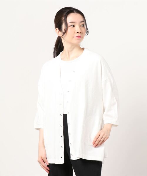 65%OFF【送料無料】 切り替えカーディガン - カーディガン