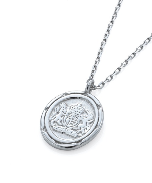 ネックレス “Petite Modern”プチネックレス（イギリス国章コイン）/プラチナ900＆850 メンズ レディースの画像
