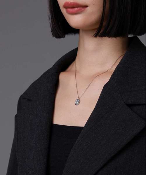 ネックレス “Petite Modern”プチネックレス（イギリス国章コイン）/プラチナ900＆850 メンズ レディースの画像