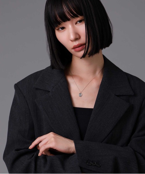 ネックレス “Petite Modern”プチネックレス（イギリス国章コイン）/プラチナ900＆850 メンズ レディースの画像