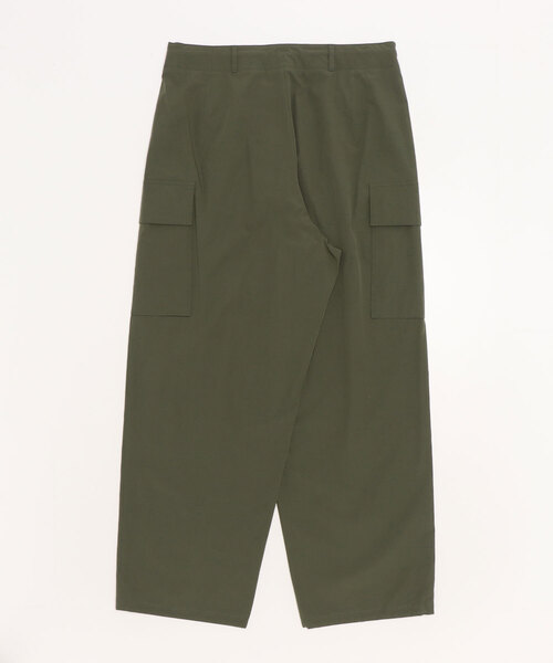 パンツ ATON KYOTO TSURIZOME COTTON CARGO PANTS KYOTO TSURIZOME COTTON WIDE EASY CARGO PANTS - WUNDER