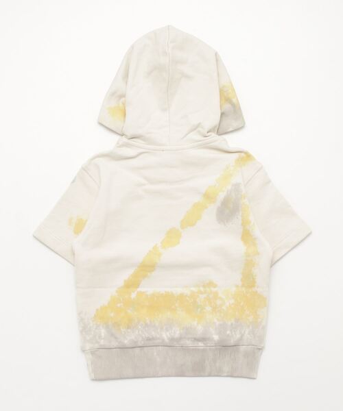 パーカー キッズ スウェットパーカー 半袖 ロゴ キッズ スウェットパーカー 半袖