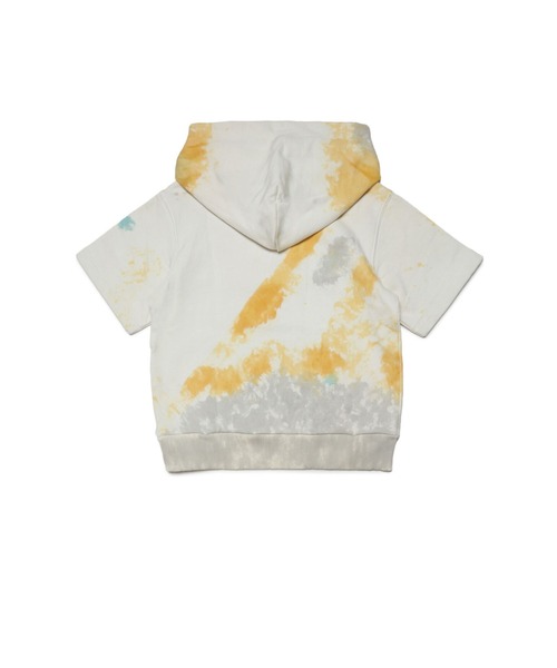 パーカー キッズ スウェットパーカー 半袖 ロゴ キッズ スウェットパーカー 半袖