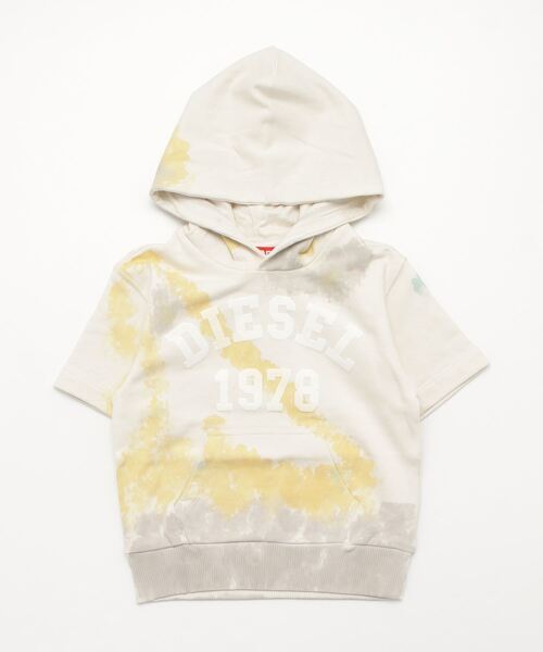 パーカー キッズ スウェットパーカー 半袖 ロゴ キッズ スウェットパーカー 半袖