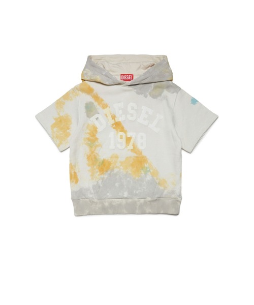 パーカー キッズ スウェットパーカー 半袖 ロゴ キッズ スウェットパーカー 半袖