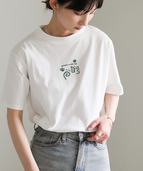 select MOCA（セレクトモカ） tシャツ フロントニュアンスロゴTシャツ