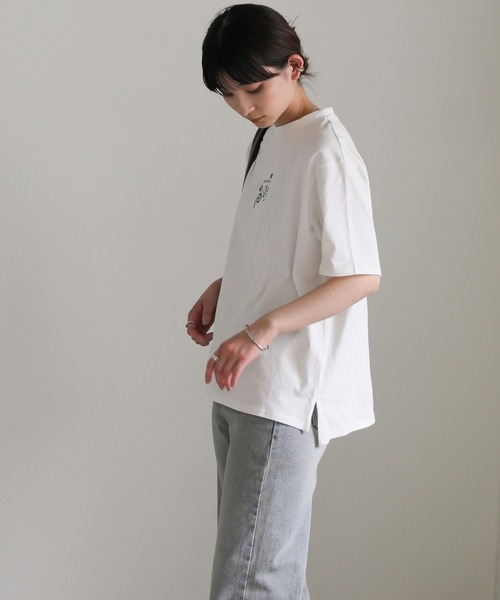 select MOCA（セレクトモカ） tシャツ フロントニュアンスロゴTシャツ