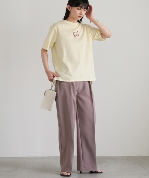 select MOCA（セレクトモカ） tシャツ フロントニュアンスロゴTシャツ