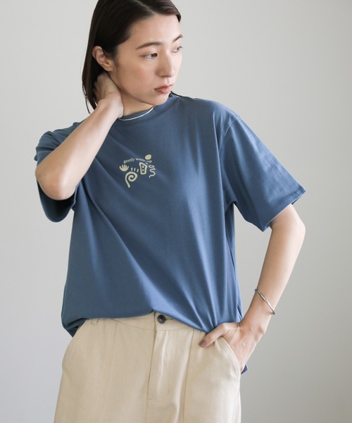 select MOCA（セレクトモカ） tシャツ フロントニュアンスロゴTシャツ