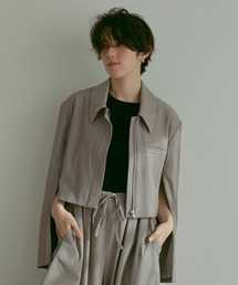 Etretokyo ボリュームスリーブショートブルゾン ボリュームスリーブショートブルゾン(S WHITE): アウター