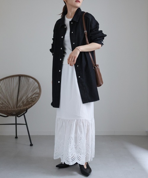 ap retro スカート 綿レース裾ティアードスカート : ZOZOTOWN Yahoo!店