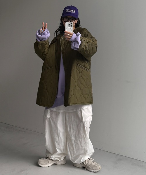 wee9s（ウィークス） ミリタリージャケット モッズコート over size