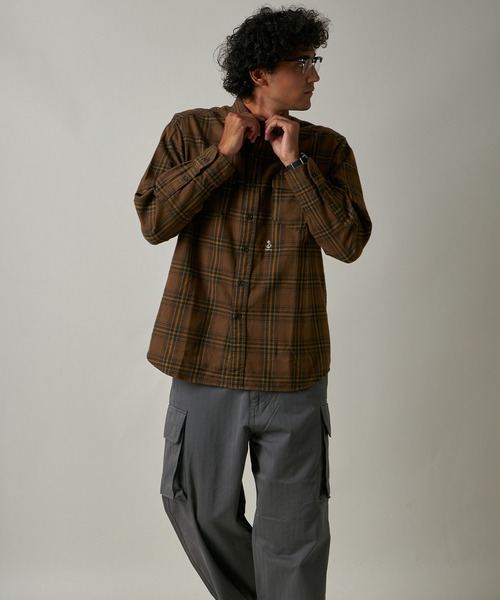 シャツ CHAMOIS CLOTH CHECK SHIRT / ネルチェックシャツ メンズ 