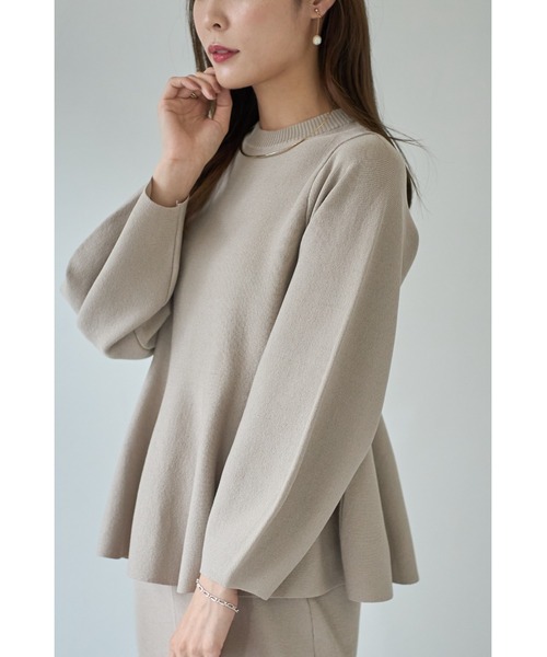 グラムリップス 美品♡ワッフルセットアップ モカ