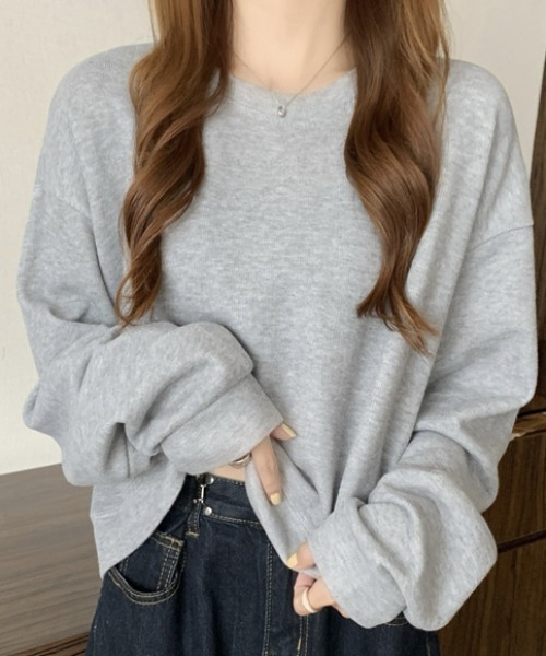 ニット セーター 長袖ショート Tシャツデザインセンスニッチトップスオールマッチセーター レディース ニット セーター 長袖ショート Tシャツデザインセンスニッチ