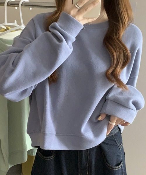 ニット セーター 長袖ショート Tシャツデザインセンスニッチトップスオールマッチセーター レディース ニット セーター 長袖ショート Tシャツデザインセンスニッチ