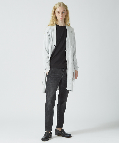 5351 POUR LES HOMMES カーディガン 綿ニット ロングカーディガン