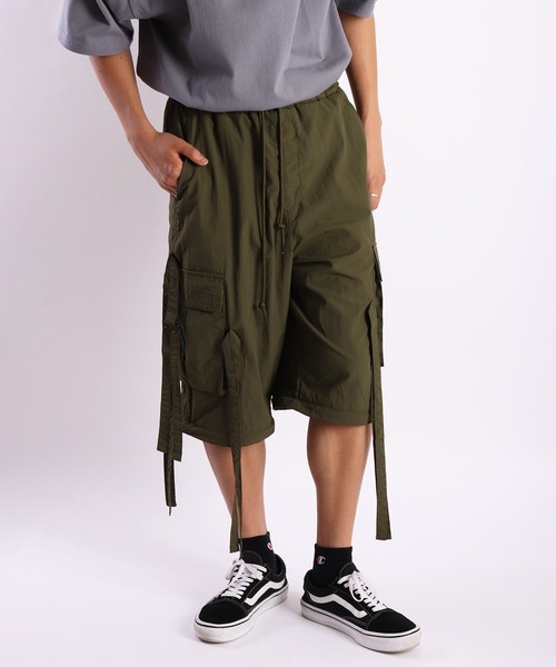 WESTSEA（ウエストシー） ワイドパンツ カーゴパンツ ナイロン