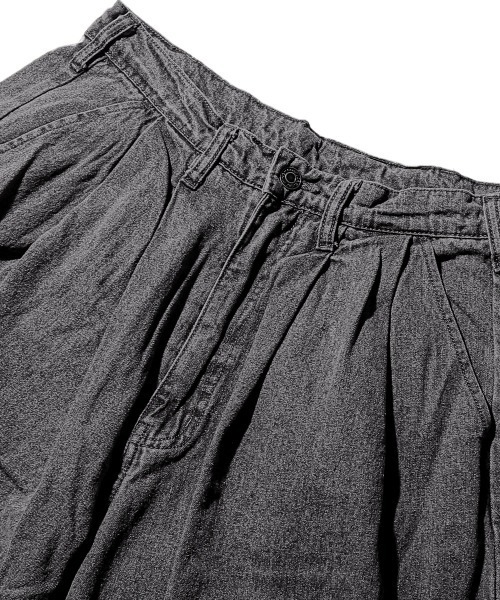 LUXSTYLE スラックス 2タックワイドストレートパンツ メンズ