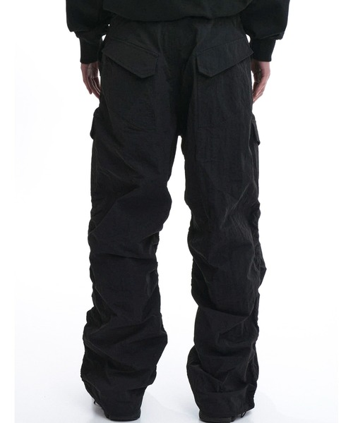 OY カーゴパンツ 「OY/オーワイ」 NYLON SHIRRING CARGO PANTS