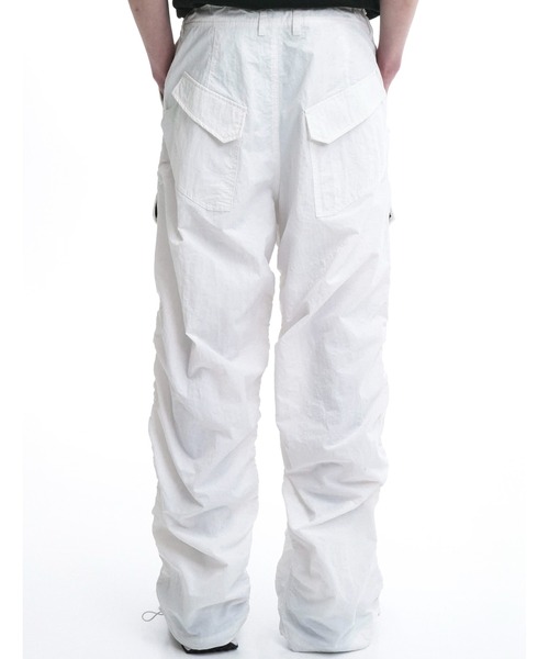 OY カーゴパンツ 「OY/オーワイ」 NYLON SHIRRING CARGO PANTS