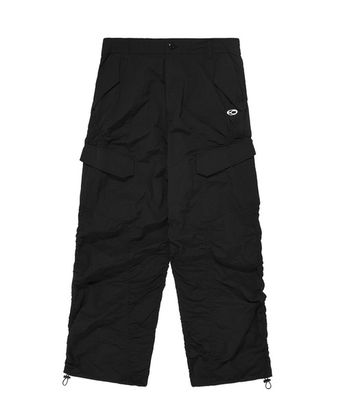 パンツ・ボトムスその他 IONSEOUL 2 Low Shirring Cargo Nylon Pants (4color) BJ221 OY カーゴパンツ 「OY/オーワイ」 NYLON SHIRRING CARGO PANTS