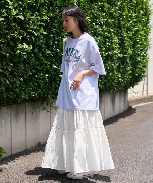 FREAK'S STORE tシャツ ビッグロゴデイジーTシャツ レディース
