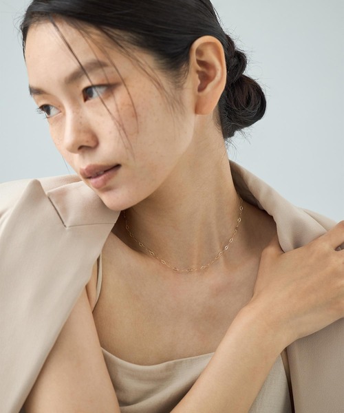 jouete チェーンネックレス K10 ゴールド Amazon | (ジュエッテ) Jouete K10YG ペタルチェーン ネックレス