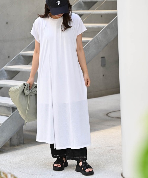 チュニックワンピース レースアップチュニックワンピ / Laceup Tunic One-Piece | FICT