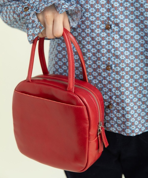 TIDEWAY ICY LEATHER BOSTON 裏地チェックBAG です♩ ICY LEATHER BOSTON 裏地チェックBAG