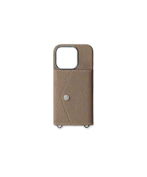 BONAVENTURA スマホケース (iPhone 15 Pro) スナップボタン付き