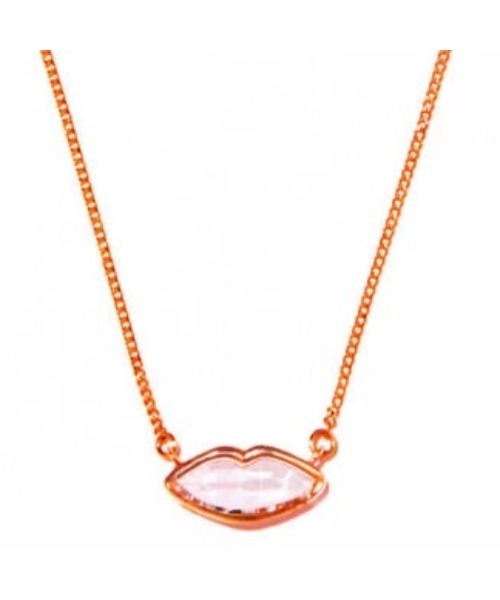 ネックレス 「les bonbon」petite lip necklace/プチリップ ネックレス レディースの画像