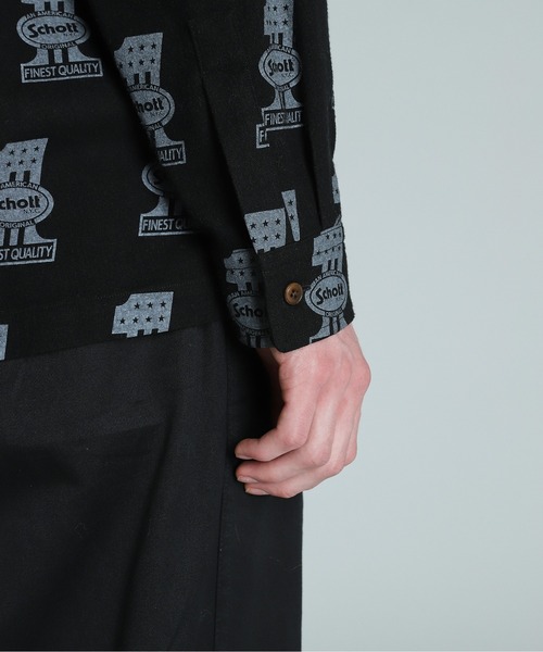 Schott N.Y.C シャツ Schott/ショット/H/V NO.1 LS SHIRT/ヘンプ