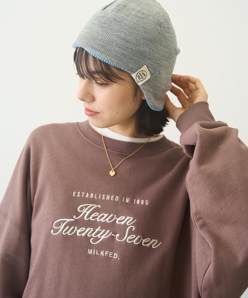 MILKFED. トレーナー スウェット HEAVEN TWENTY SEVEN SWEAT TOP