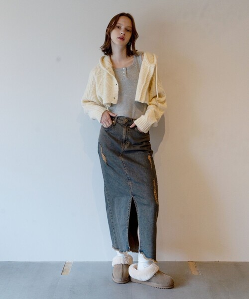 ニット セーター ニットパーカーボレロ レディース | FREAK'S STORE | 05