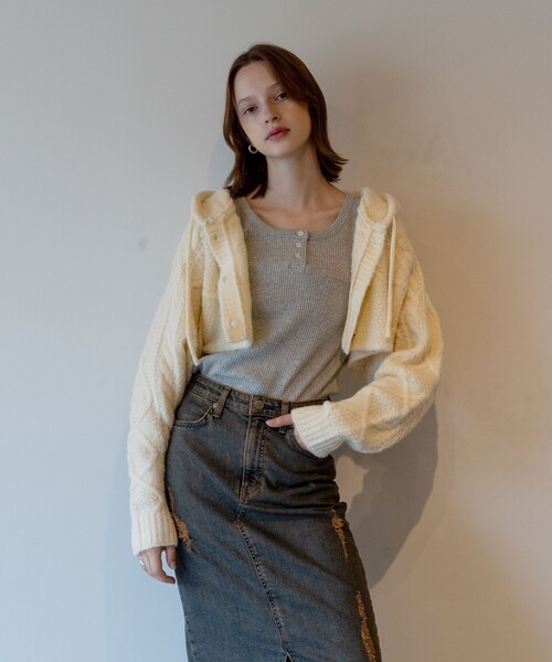 ニット セーター ニットパーカーボレロ レディース | FREAK'S STORE | 07