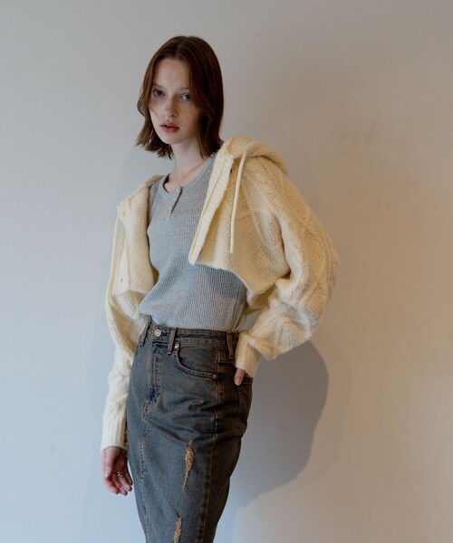 ニット セーター ニットパーカーボレロ レディース | FREAK'S STORE | 08