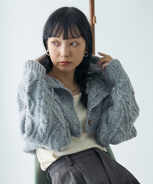 ニット セーター ニットパーカーボレロ レディース | FREAK'S STORE | 12